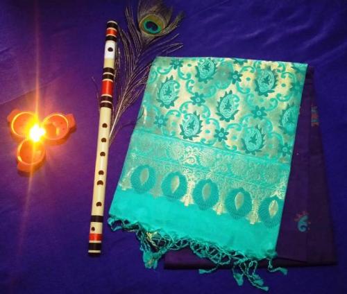 SOFT SILK SAREE WITH BLOUSE